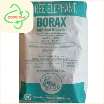 Borax Decahydrate NA2B4O7.10H2O Mỹ Three Elephant Usa
