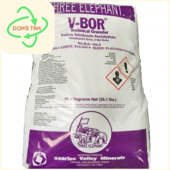 Borax Pentahydrate Na2B4O7.5H2O Mỹ V-Bor