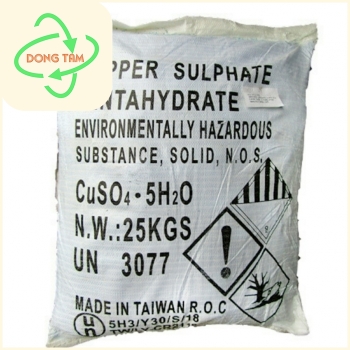 Đồng Sunphat - CuSO4.5H2O 98% Đài Loan