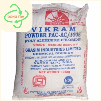 PAC – Polyaluminium Chloride Vikram [Al2(OH)nCl6-n]m