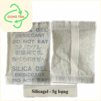 Silica Gel 5gr lụa đỏ và xanh